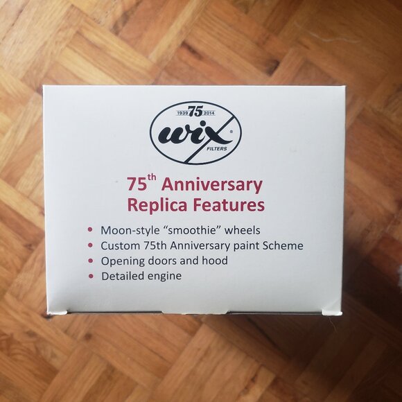 Wix 75th Anniversary Commemorative Die Cast Replica 1939 Ford Deluxe - Picture 2 of 4